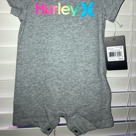 Hurley Short Sleeve Baby Romper - Picture 2 of 4